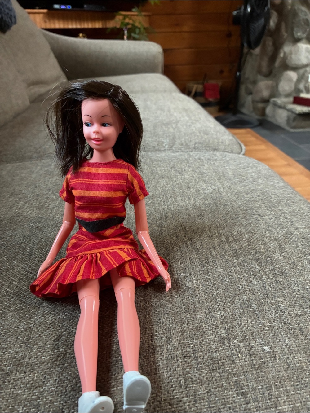 Living Skipper Barbie Vintage Collectible (missing orange panties)